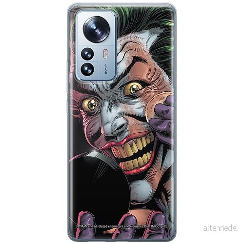 ERT GROUP mobiltelefonfodral för Xiaomi 12 PRO originalt och officiellt licensierat DC mönster Joker 023 optimalt anpassad till formen på mobiltelefonen, fodral tillverkad av TPU plast 5905795057480