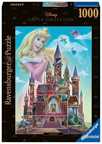Ravensburger Disney Pussel Aurora Castle 1000 Bitar 4005556173389