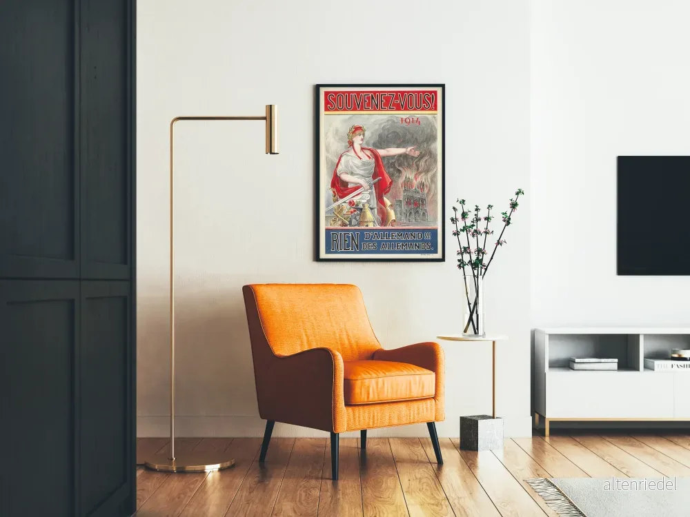 Vintageposter från Första världskriget 'Kom ihåg 1914' - Bild 2