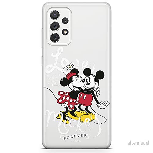 ERT GROUP mobiltelefonfodral för Samsung A33 5G originalt och officiellt licensierat Disney mönster Mickey & Minnie 001 optimalt anpassad till formen på mobiltelefonen, gedeeltelijk transparant 5904805343117