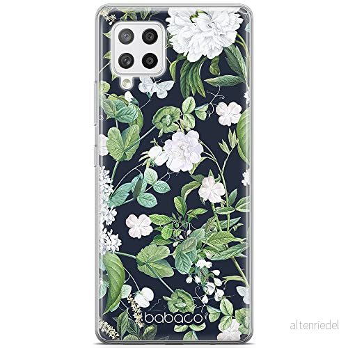 ERT GROUP mobiltelefonfodral för Samsung A42 5G originalt och officiellt licensierat Babaco mönster Flowers 034 optimalt anpassad till formen på mobiltelefonen, fodral tillverkad av TPU plast 5905131290533