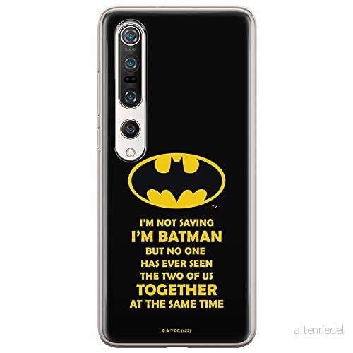 ERT GROUP mobiltelefonfodral för Xiaomi MI 10 / PRO originalt och officiellt licensierat DC mönster Batman 053 optimalt anpassad till formen på mobiltelefonen, fodral tillverkad av TPU plast 5905131552112