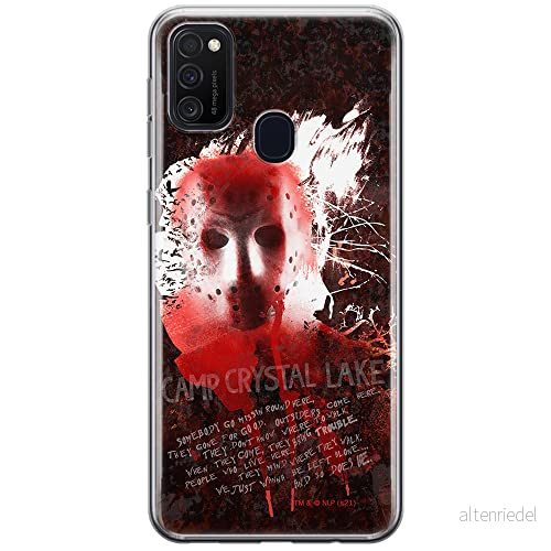 ERT GROUP mobiltelefonfodral för Samsung M21 / M30S originalt och officiellt licensierat Horror mönster Friday the 13th 016 anpassad till formen på mobiltelefonen, fodral tillverkad av TPU plast 5905511117818