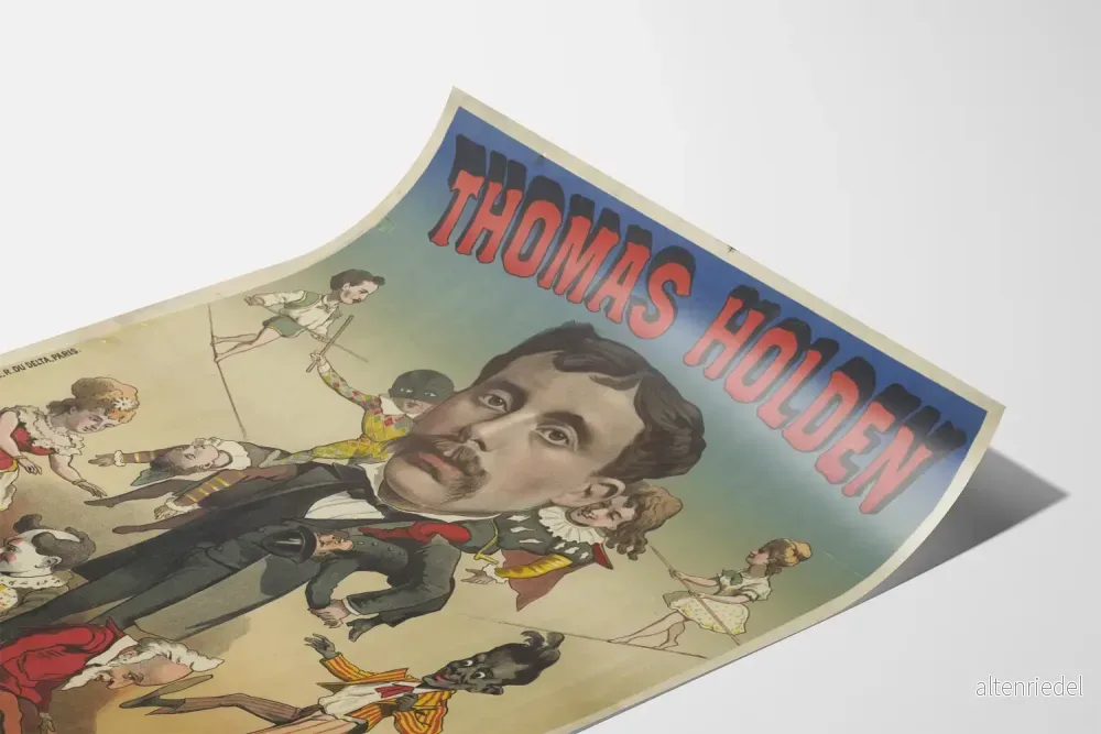 Vintageposter Thomas Holden - Väggdekoration för teater och cirkus - Bild 3