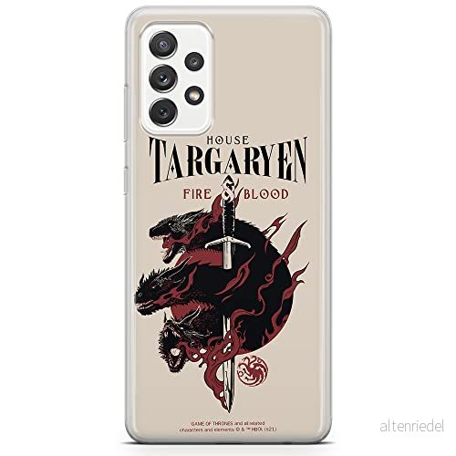 ERT GROUP mobiltelefonfodral för Samsung A73 5G originalt och officiellt licensierat Game od Thrones mönster of 006 anpassad till formen på mobiltelefonen, fodral tillverkad av TPU plast 5904805517839