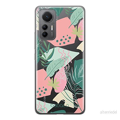 ERT GROUP mobiltelefonfodral för Xiaomi 12 LITE originalt och officiellt licensierat Babaco mönster Plants 010 optimalt anpassad till formen på mobiltelefonen, gedeeltelijk transparant 5905511506087
