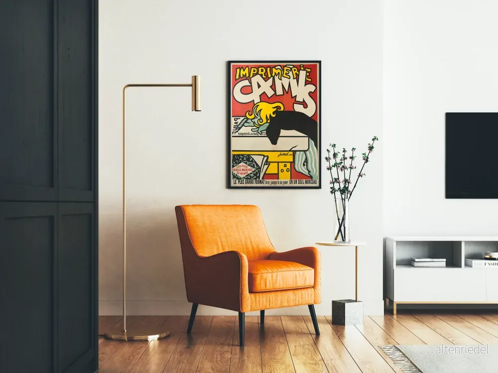 Vintageposter Imprimerie Camis - De största maskinerna i världen - Bild 2