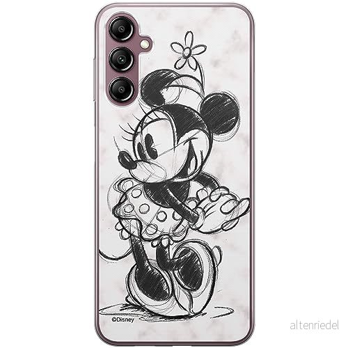 ERT GROUP mobiltelefonfodral för Samsung A14 4G/5G originalt och officiellt licensierat Disney mönster Minnie 026 optimalt anpassad till formen på mobiltelefonen, fodral tillverkad av TPU plast 5905511833039