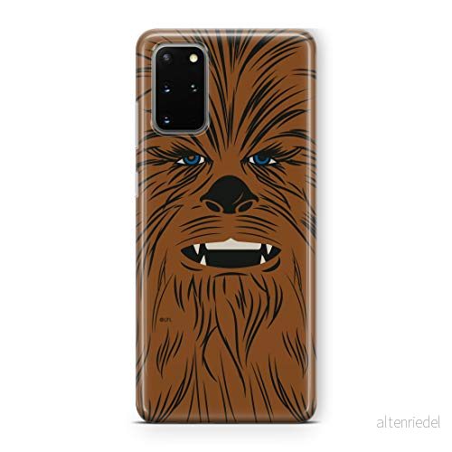 ERT GROUP mobiltelefonfodral för Samsung S20 PLUS / S11 originalt och officiellt licensierat Star Wars mönster Chewbacca 005 Vit anpassad till formen på mobiltelefonen, fodral tillverkad av TPU plast 5903537527581