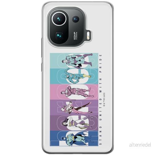 ERT GROUP mobiltelefonfodral för Xiaomi MI 11 PRO originalt och officiellt licensierat DC mönster Justice League 009 optimalt anpassad till formen på mobiltelefonen, fodral tillverkad av TPU plast 5905511999919