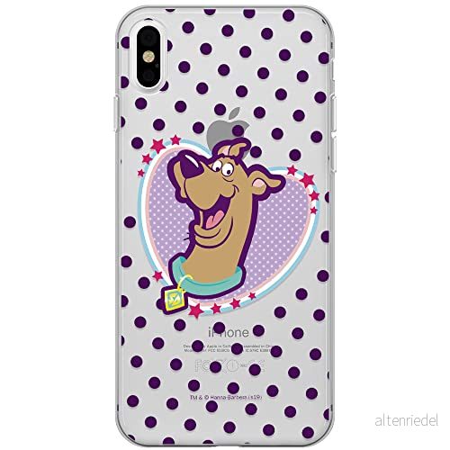ERT GROUP mobiltelefonfodral för Apple Iphone XS Max originalt och officiellt licensierat Scooby Doo mönster 005 Vit optimalt anpassad till formen på mobiltelefonen, gedeeltelijk transparant 5903537043012