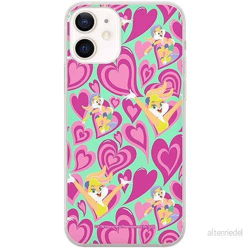 ERT GROUP mobiltelefonfodral för Iphone 12 Mini originalt och officiellt licensierat Looney Tunes mönster Lola 010 optimalt anpassad till formen på mobiltelefonen, fodral tillverkad av TPU plast 5905795073176