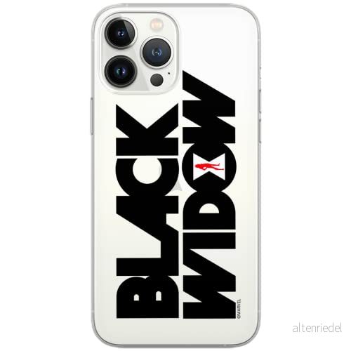 ERT GROUP mobiltelefonfodral för Samsung A51 originalt och officiellt licensierat Marvel mönster Black Widow 011 Vit optimalt anpassad till formen på mobiltelefonen, gedeeltelijk transparant 5903537667904