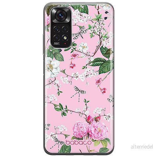 ERT GROUP mobiltelefonfodral för Xiaomi REDMI NOTE 11S 4G / 11 originalt och officiellt licensierat Babaco mönster Flowers 036, fodral tillverkad av TPU plast 5905511566814