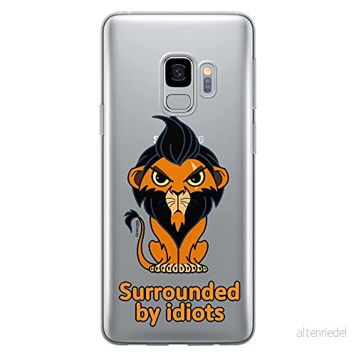 ERT GROUP mobiltelefonfodral för Samsung S9 originalt och officiellt licensierat Disney mönster Scar 001 optimalt anpassad till formen på mobiltelefonen, gedeeltelijk transparant 5905131438539