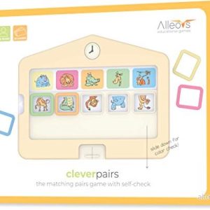 ALLEOVS® CleverPairs pedagogisk leksak för barn 3 år och uppåt Lär dig djur, bokstäver, siffror, färger Matchande pussel hjärnutveckling, logik, språk, koncentration 7061282045441 ALLEOVS® CleverPairs pedagogisk leksak för barn 3 år och uppåt Lär dig djur, bokstäver, siffror, färger Matchande pussel hjärnutveckling, logik, språk, koncentration 7061282045441