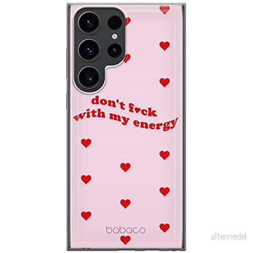 ERT GROUP mobiltelefonfodral för Samsung S23 ULTRA originalt och officiellt licensierat Babaco mönster My energy 003 optimalt anpassad till formen på mobiltelefonen, fodral tillverkad av TPU plast 5905511468354