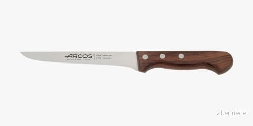 Arcos Atlantico serie, urbeningskniv, rostfritt stålblad, 155 mm trähandtag, brunt rosenträ 8421002271304