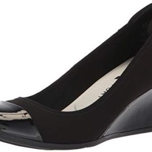 Anne Klein kvinnors sport Taite kilklack, Svart, 40 EU 192814036389