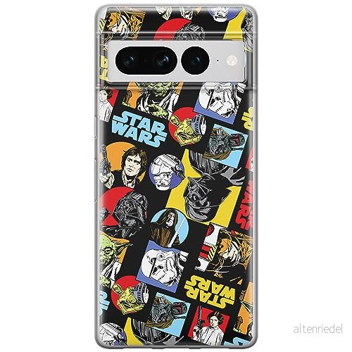 ERT GROUP mobiltelefonfodral för Google PIXEL 7 PRO originalt och officiellt licensierat Star Wars mönster 018 optimalt anpassad till formen på mobiltelefonen, fodral tillverkad av TPU plast 5905795166977