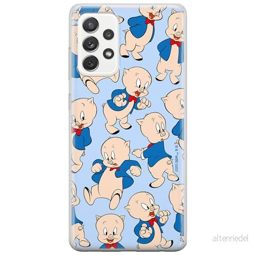 ERT GROUP mobiltelefonfodral för Samsung A53 5G originalt och officiellt licensierat Looney Tunes mönster Porky Pig 001 optimalt anpassad till formen på mobiltelefonen, fodral tillverkad av TPU plast 5905511617219