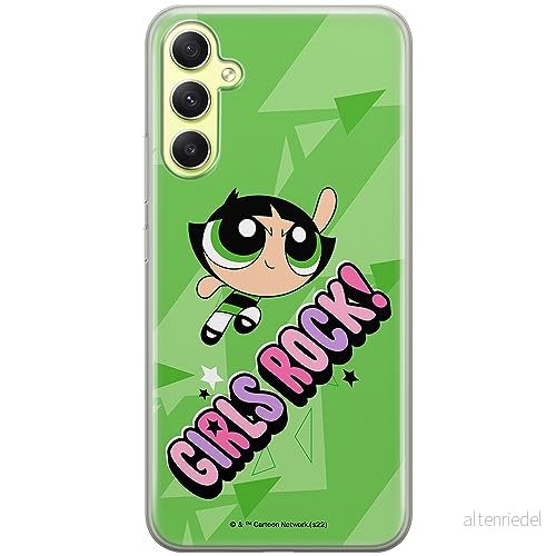 ERT GROUP mobiltelefonfodral för Samsung A34 5G originalt och officiellt licensierat The Powerpuff Girls mönster 046 optimalt anpassad till formen på mobiltelefonen, fodral tillverkad av TPU plast 5905511989279