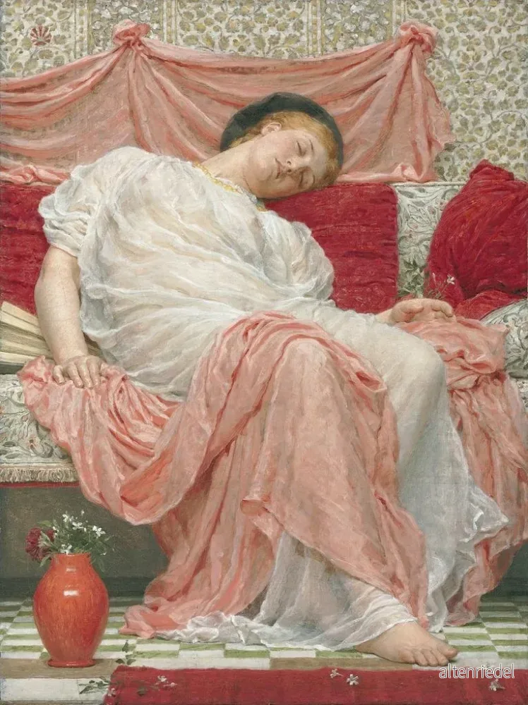 Målning Jasmin - Albert Joseph Moore | Konsttryck - Bild 2