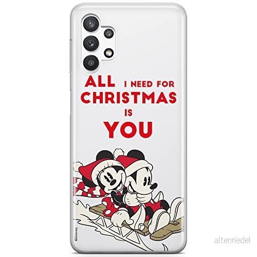 ERT GROUP mobiltelefonfodral för Samsung A32 5G originalt och officiellt licensierat Disney mönster Mickey & Minnie 015 optimalt anpassad till formen på mobiltelefonen, gedeeltelijk transparant 5903040055908