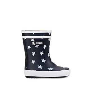 Aigle Baby Flac, unisex gummistövlar, Marinblå stjärna, 22 EU 3246578736188