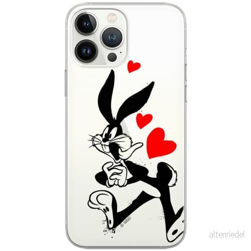ERT GROUP mobiltelefonfodral för Samsung A50/A50s/A30s originalt och officiellt licensierat Looney Tunes mönster Bugs 002 Vit optimalt anpassad till formen på mobiltelefonen, gedeeltelijk transparant 5902980310825