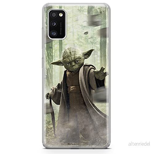 ERT GROUP mobiltelefonfodral för Samsung A41 originalt och officiellt licensierat Star Wars mönster Yoda 002 optimalt anpassad till formen på mobiltelefonen, fodral tillverkad av TPU plast 5903537526164