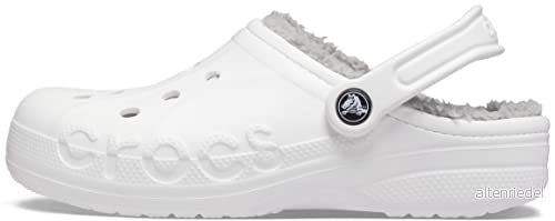 Crocs Baya Lined Clogunisex vuxen , White Light Grey, 41/42 EU 191448771338