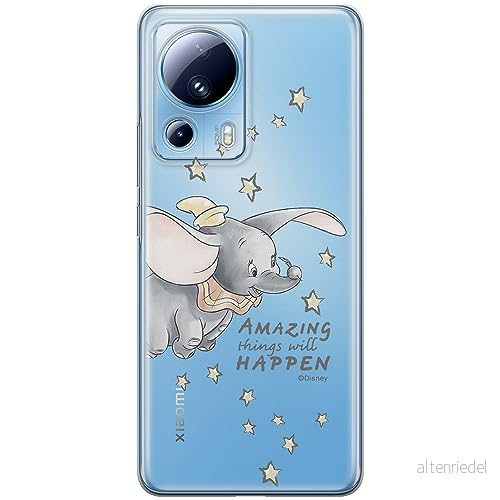 ERT GROUP mobiltelefonfodral för Xiaomi 13 LITE/CIVI 2 originalt och officiellt licensierat Disney mönster Dumbo 010 optimalt anpassad till formen på mobiltelefonen, gedeeltelijk transparant 5905511931049