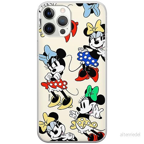 ERT GROUP mobiltelefonfodral för Iphone 12 PRO MAX originalt och officiellt licensierat Disney mönster Minnie 076 optimalt anpassad till formen på mobiltelefonen, fodral tillverkad av TPU plast 5905795028022