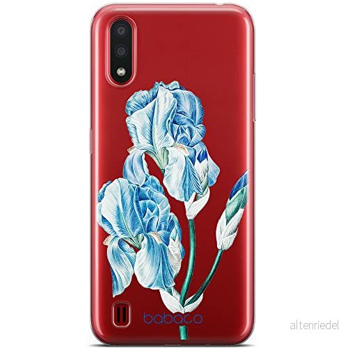ERT GROUP mobiltelefonfodral för Samsung A01 originalt och officiellt licensierat Babaco mönster Flowers 025 optimalt anpassad till formen på mobiltelefonen, gedeeltelijk transparant 5905131254054