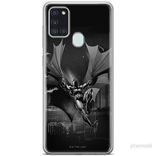 ERT GROUP mobiltelefonfodral för Samsung A21s originalt och officiellt licensierat DC mönster Batman 073 optimalt anpassad till formen på mobiltelefonen, fodral tillverkad av TPU plast 5905131508737