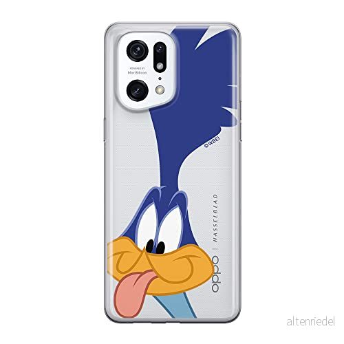 ERT GROUP mobiltelefonfodral för Oppo FIND X5 PRO originalt och officiellt licensierat Looney Tunes mönster Road Runner 002 optimalt anpassad till formen på mobiltelefonen, gedeeltelijk transparant 5905511415853