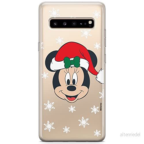 ERT GROUP Mobiltelefonskal för Samsung S10 5G original och officiellt licensierat Disney mönster Winter 061 perfekt anpassad till mobiltelefonens form, delvis transparent 5903932064216