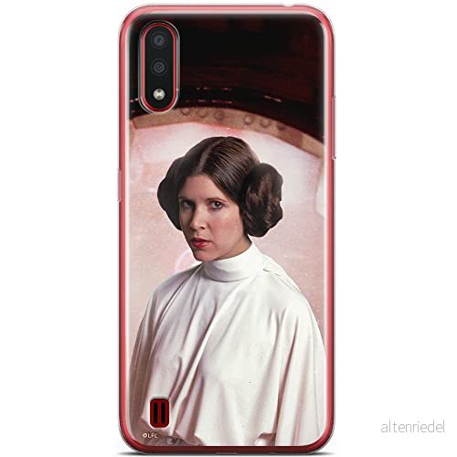 ERT GROUP mobiltelefonfodral för Samsung A01 originalt och officiellt licensierat Star Wars mönster Leia 001 optimalt anpassad till formen på mobiltelefonen, fodral tillverkad av TPU plast 5904805433757