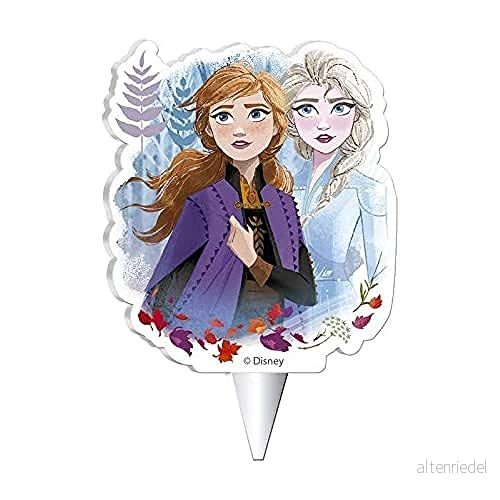 Dekora Ljusdekoration födelsedagsljus 2D från Frozen II, för barntårta 7,5 cm 8435035234922