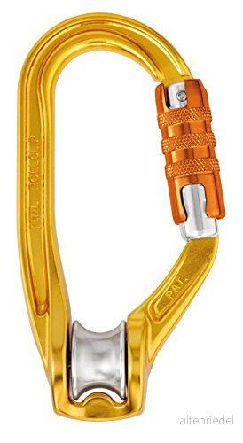 Petzl P74 TL remskiva karbinhake med grindöppning på sidan, storlek: Triact Lock 3342540104082