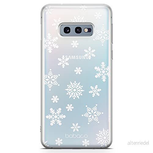 ERT GROUP mobiltelefonfodral för Samsung S10e originalt och officiellt licensierat Babaco mönster Winter 001 optimalt anpassad till formen på mobiltelefonen, gedeeltelijk transparant 5903932044959