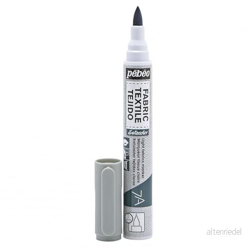 Pébéo 803413 7A textilmarkör, 1 mm, ljusgrå 3167868034138