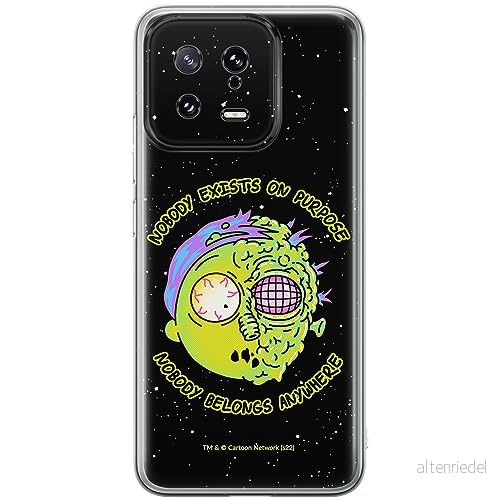 ERT GROUP mobiltelefonfodral för Xiaomi 13 originalt och officiellt licensierat Rick and Morty mönster & 010 optimalt anpassad till formen på mobiltelefonen, fodral tillverkad av TPU plast 5905511909789
