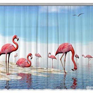 AG Design Flamingo, gardin/gardin, 2 delar, tyg, flerfärgad, 0,1 x 280 245 cm 8595577974233 AG Design Flamingo, gardin/gardin, 2 delar, tyg, flerfärgad, 0,1 x 280 245 cm 8595577974233