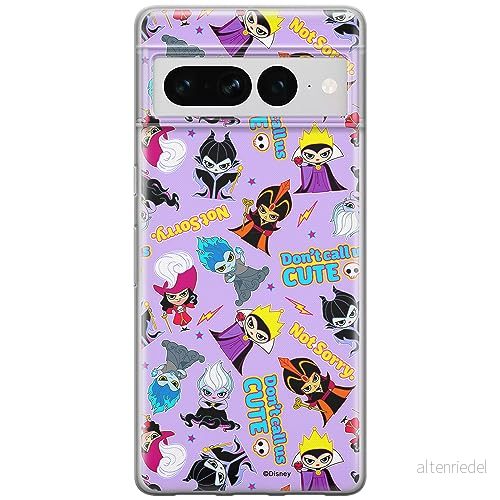 ERT GROUP mobiltelefonfodral för Google PIXEL 7 PRO originalt och officiellt licensierat Disney mönster Villains 008 anpassad till formen på mobiltelefonen, fodral tillverkad av TPU plast 5905795182830