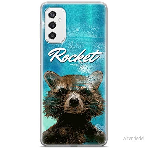 ERT GROUP mobiltelefonfodral för Samsung M52 5G originalt och officiellt licensierat Marvel mönster Rocket 006 optimalt anpassad till formen på mobiltelefonen, fodral tillverkad av TPU plast 5904805488221