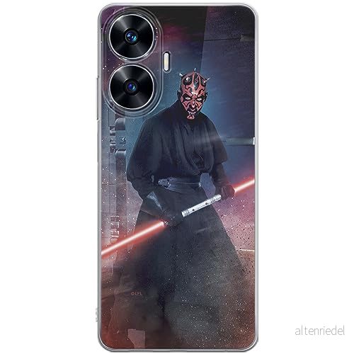 ERT GROUP mobiltelefonfodral för Realme C55 originalt och officiellt licensierat Star Wars mönster Darth Maul 001 optimalt anpassad till formen på mobiltelefonen, fodral tillverkad av TPU plast 5905511876739