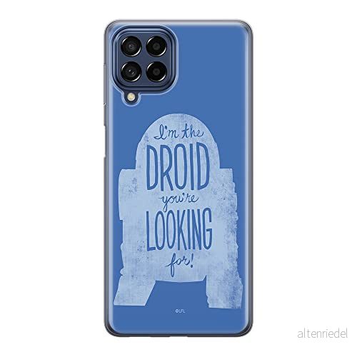 ERT GROUP mobiltelefonfodral för Samsung M33 5G originalt och officiellt licensierat Star Wars mönster R2D2 006 optimalt anpassad till formen på mobiltelefonen, fodral tillverkad av TPU plast 5905511351489