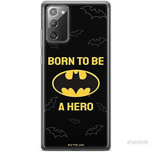 ERT GROUP mobiltelefonfodral för Samsung GALAXY NOTE 20 originalt och officiellt licensierat DC mönster Batman 058 optimalt anpassad till formen på mobiltelefonen, fodral tillverkad av TPU plast 5905131538161